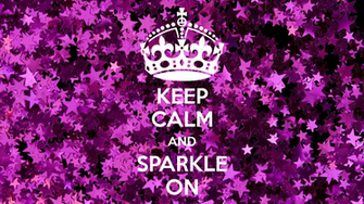 Keep Calm And Sparkle On Carry Image Generator