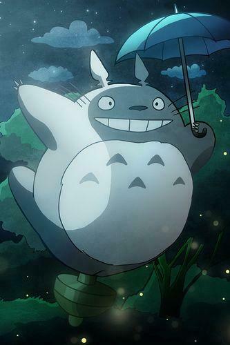 Totoro iPhone Wallpaper My Neighbor Flight