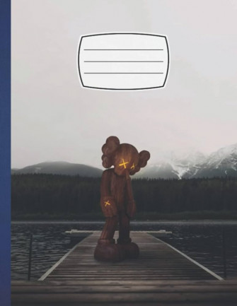 Amazon Composition Notebook Kaws Awesome Wide Ruled