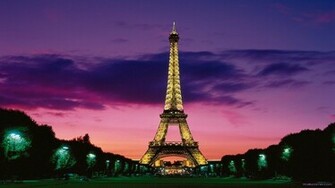 Eiffel Tower At Night Paris France Wallpaper Car Pictures
