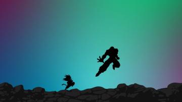 Kid Goku Vs Piccolo Desktop Wallpaper