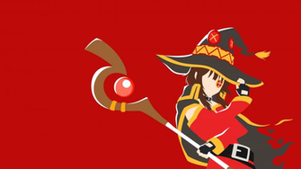 Konosuba Megumin Minimalism Wallpaper By Carionto On