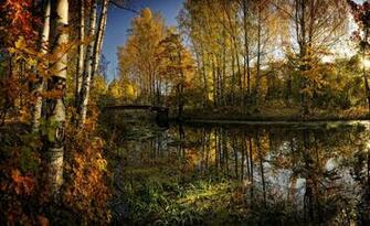Autumn Reflections Desktop Wallpaper