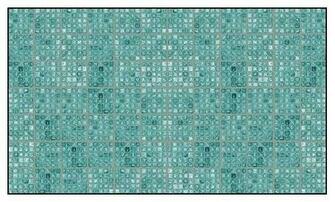 Teal Gray Backsplash Sq Ft Ca Contemporary Wallpaper By