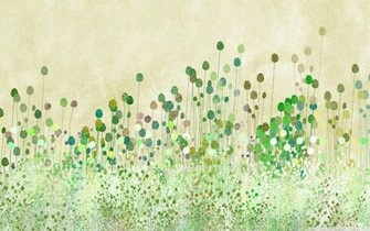 Wallpaper Retro Floral Desktop HD