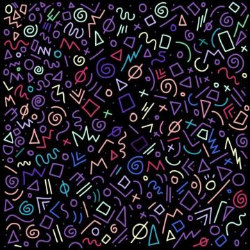 S Patterns 80s Background Print Design Pattern iPhone