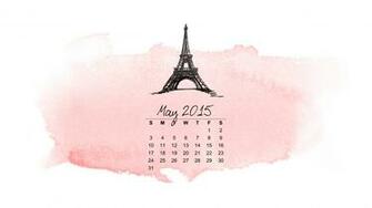 May Desktop Calendar Rather Luvly