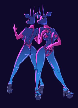 Caravan Palace Gazelle Chick By Ultrahurtman