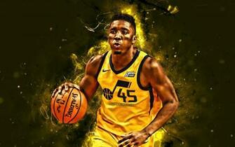 Wallpaper Donovan Mitchell 4k Nba Yellow Uniform