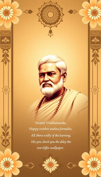 Swami Vivekananda Mobile Wallpaper