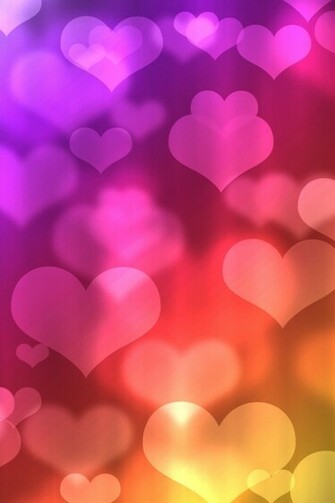 Heart Shaped Background iPhone Wallpaper