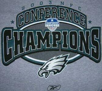 Philadelphia Eagles Nfc Champions T Shirt Rare They