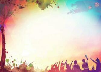 Youthful Poster Background In Design