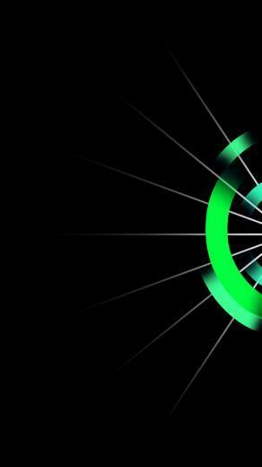 Samsung Galaxy S3 Wallpaper Black Abstract Green Android
