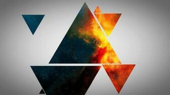 Colorful Triangles Wallpaper