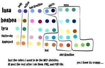 Epic Mlp Wallpaper HD Color Swatches By