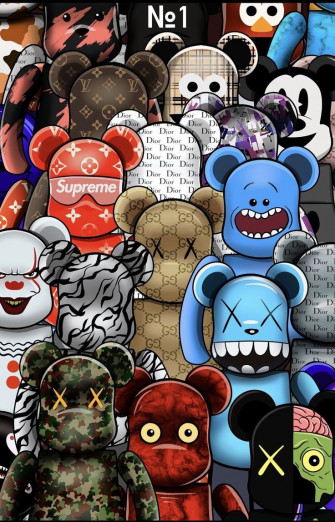 Bear Collage Brands Poster In Disney Mini S