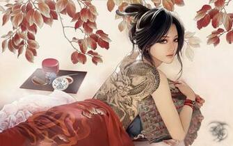 Tattooed Anime Girl X Close