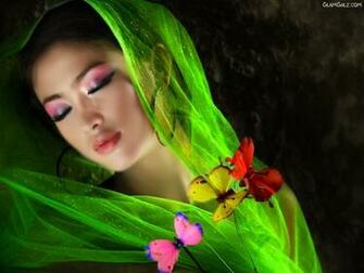 Glamgalz Colorful Beautiful Women Wallpaper