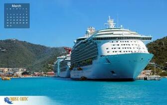 March Desktop Calendar Cruise Ships In St Maarten The Lido