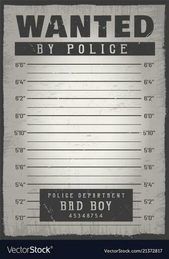 Police Mugshot Background Vector Image On Vectorstock In
