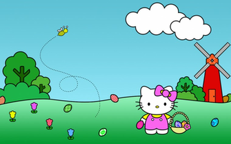 Hello Kitty Wallpaper Easter Coloring