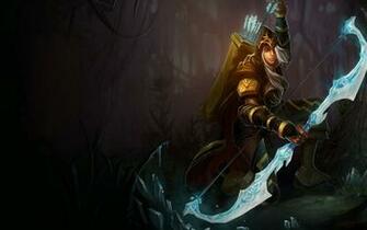 Ashe League Of Legends HD Wallpaper 03a Game Girl Archer Boy Arrow