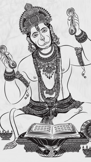 Lord Hanuman Art 4k Ultra HD Mobile Wallpaper