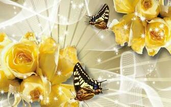 HD Roses Of Gold Wallpaper