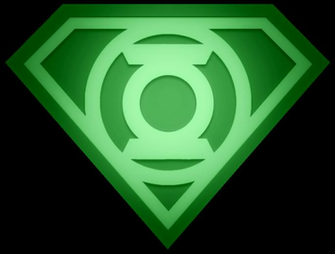 Green Lantern Superman Shield By Kalel7