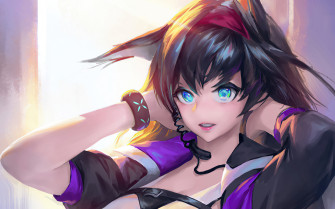 Cute Anime Girl 4k 1080p Resolution HD Wallpaper