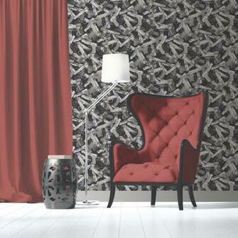 Guns Pattern Pewter Grey Urban Bling Motif Pistol Wallpaper J97109