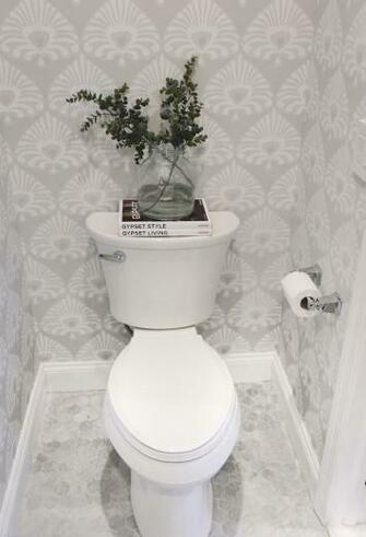 Somewhere Lately My Powder Room Before After