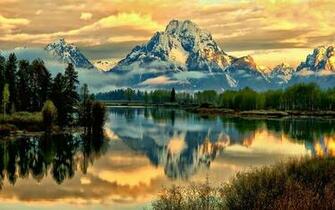 High Resolution Beautiful Mountain Lake Desktop Laptop Wallaper
