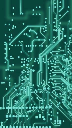 Clean Circuit Board Wallpaper For iPhone iPhone5