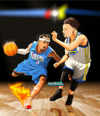 Al Hughes On Basketball Art Nba Artwork