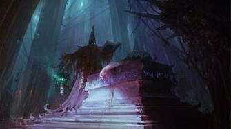 Wallpaper Art Castle Sacrifice Ritual
