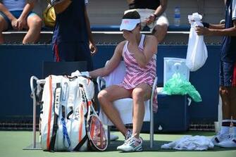 Alize Cornet Penalized For Removing Shirt Cnn Video