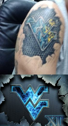 Flying Wv Tattoo By Wretchedvoid