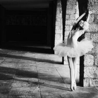 Bampw Ballerina Ballet Black And White Castle Favim Jpg