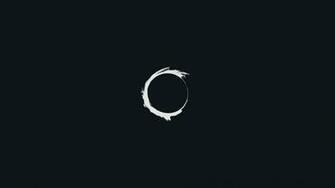 Minimalistic Ouroboros Wallpaper