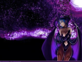 Anime Dark Stalkers Morrigan Wallpaper