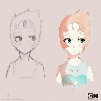 Pearl Steven Universe By Spenzbowart