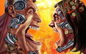 Political Terminator Background Image Full HD Desktop Wallpaper