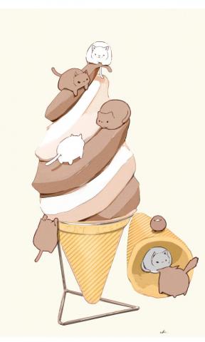 Wallpaper Simple Background Original Characters Food
