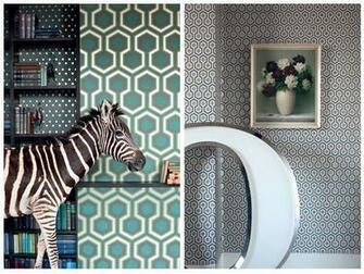 Hicks Grand And Hexagon Wallpaper By Cole Son