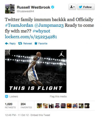 Russell Westbrook Signs With Jordan Brand Slamonline