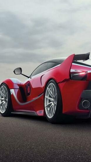 Wallpaper Ferrari Fxx K Hypercar Rear