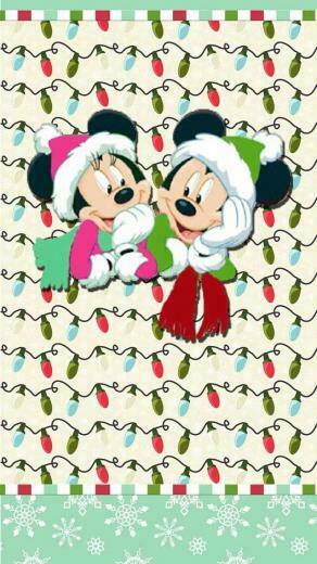 iPhone Wall Christmas Tjn Wallpaper Disney Mickey Mouse