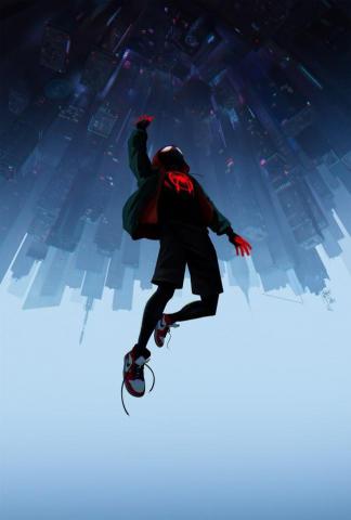 Wallpaper Spider Man Into The Verse Upside Down Cityscape